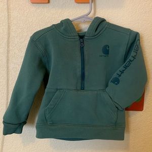 Carhartt toddler Half zip Hoodie